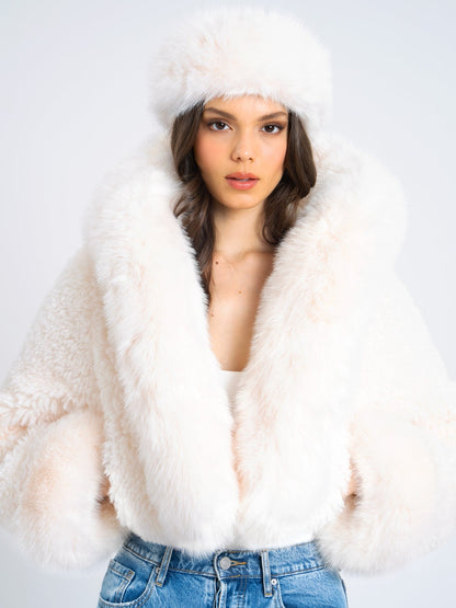 Cropped Fur Coat